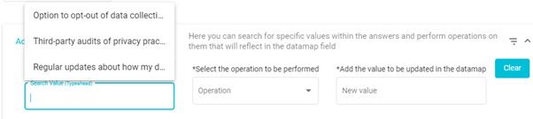 Screenshot showing example for multiple check box question