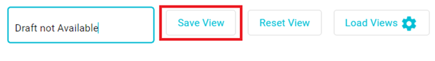 screenshot highlighting save view option