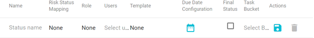 Screenshot showing configuration fields